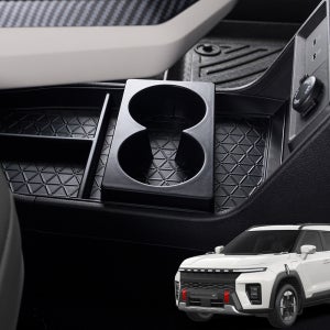 무쏘 EV 튜닝 용품 악세사리 콘솔트레이 하단 수납 정리함