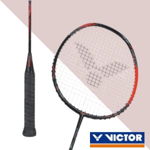 빅터 배드민턴 라켓 트러스터 류가 메탈릭 배드민턴채 선수용 파워 공격형 4U