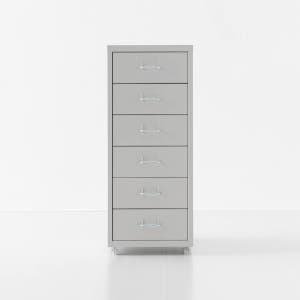 피하 서랍장 28x41x69, 6단, 라이트그레이 5422.0196