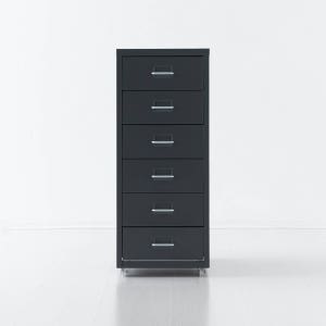 피하 서랍장 28x41x69, 6단, 다크그레이 7428.1579