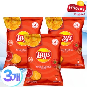 레이즈 토마토 케찹맛 미니 감자칩 50g 3개 구운 생감자칩 포테이토 간식캠핑 lays