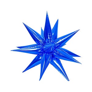 익스플로전 스타 입체 3d 스타 별은박풍선 블루 70cm