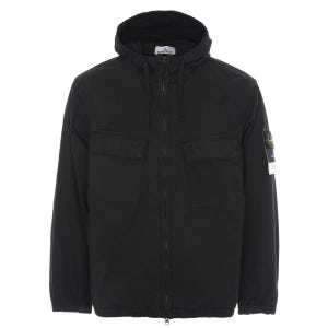 스톤아일랜드 와펜 수피마 후드 블랙 자켓 801542610 V0029 (2024 S/S)