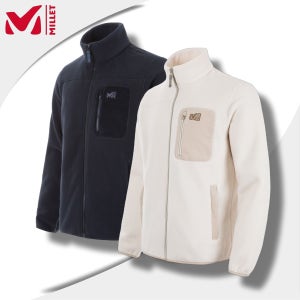 밀레 남성 마리우스 플리스 자켓 간절기 후리스 집업 바람막이 작업복 일상복