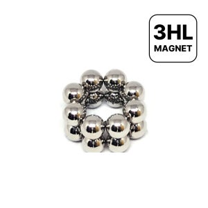 초강력 네오디움 구슬자석 실버, 9mm