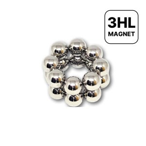 초강력 네오디움 구슬자석 실버, 10mm