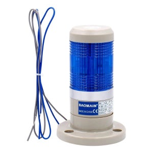 바오메인 경고 연속 조명 110V AC 산업용 LTP 502T 블루 LED 신호탑 램프