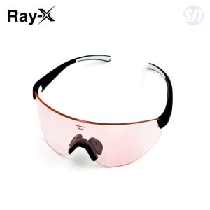 레이엑스 보안경 X-103R2 Black&White 로즈 실버미러