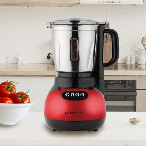 매직쉐프 대형믹서기 김장용 대용량믹서기 스텐 분쇄기 블렌더 이유식 레드