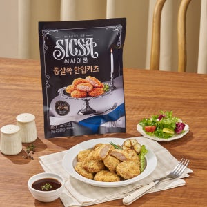 식사이론 통등심돈까스 한입카츠 꼬마돈까스 에어프라이어 돈가스 한돈 등심 통살쏙, 330g, 1개