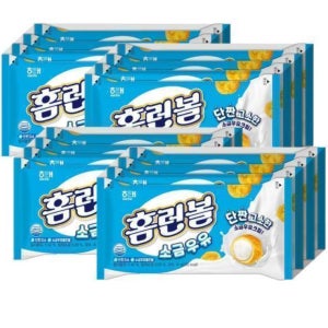 단짠 고소한 홈런볼 소금우유크림 간식 식사대용 사무실 탕비실간식 41g 16개