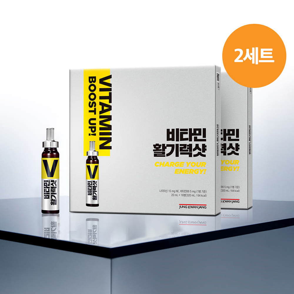 정관장 비타민 활기력 샷 20ml 16개입, 2개