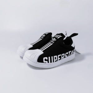 [국내매장판] 아디다스 키즈 슈퍼스타 360 유아 어린이 신발 슬립온 끈없는 운동화 블랙(리니어)