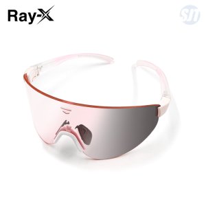 레이엑스 보안경 X-105R4 PINK 로즈 변색 실버미러