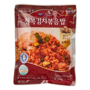 [완도사랑S&F] 전복김치볶음밥, 250g, 1개