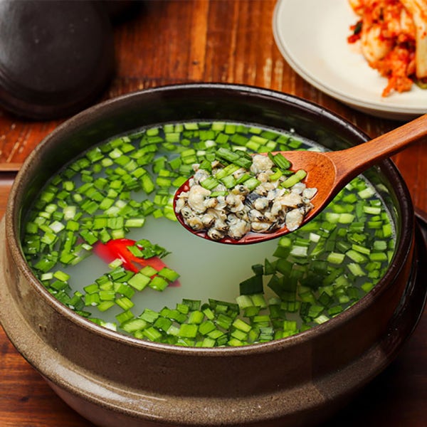 섬진강 재첩국 뽀얀국물 하동 제첩국 500g