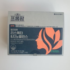 프롬팜 질건강엔 리스펙타 지노밸런스 60캡슐