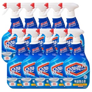 유한락스 욕실청소용 세정제 785ml, 10개