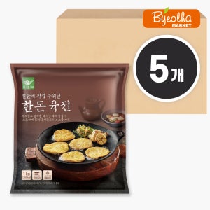 사옹원 한돈 육전 1kg x 5개 명절 제사 음식 막걸리 안주 반찬 대용량 업소용
