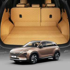 (이벤트) 디테일링 넥쏘 트렁크매트 풀커버 세트 차박 매트 넥쏘(FE 수소) 블랙 x 그레이