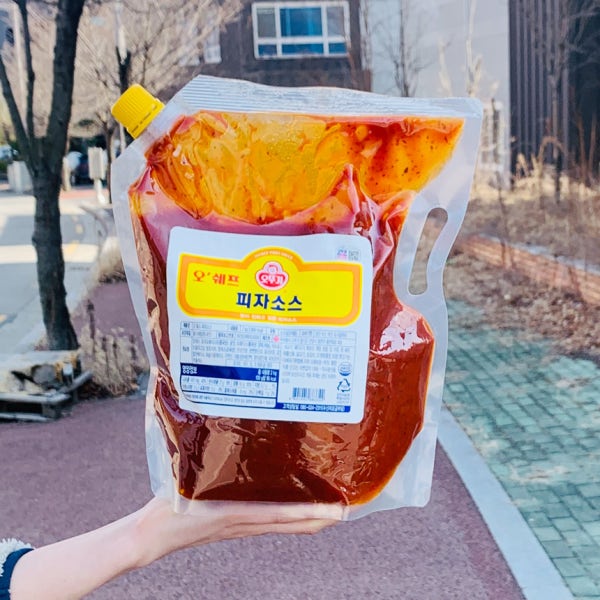 오뚜기 오쉐프 피자 소스 토마토 베이스 양념 pizza sauce