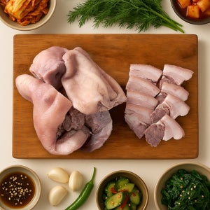 고기터미널 삶은 돼지머리 돼지머릿고기 돼지국밥 냉장 한마리분 2.5kg