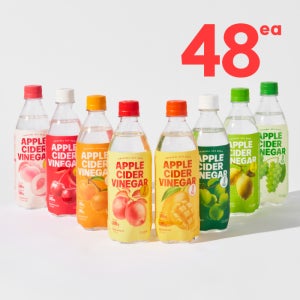 클룹 애사비소다 제로 탄산음료 8종 500ml 48개