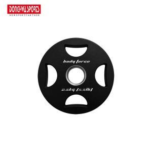 바디포스 TPU 4홀 중량원판 50mm 바벨 플레이트 2.5kg