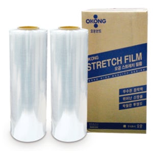 오공 스트레치필름 공업용랩 수동랩 파렛트랩(1박스 4롤) 25mic 250m 275m 300m