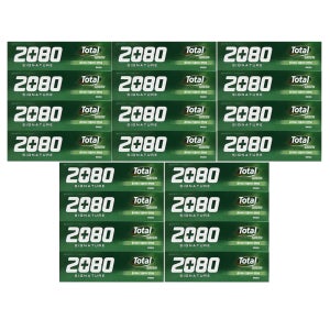 2080 시그니처 토탈 그린 치약 125g 4입 X5개