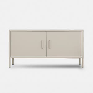 MKB 캐비넷 가로양문 TV스탠드 1150x400x595mm, 솔리드베이지 2972.1684