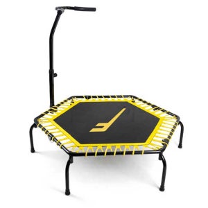 프로스펙스 헥사곤 육각 트램폴린 대형 스탠다드 접이식 점핑보드 방방이 손잡이형 다이어트 키크는 운동