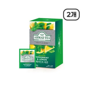 아마드 페퍼민트 레몬 20티백 2개