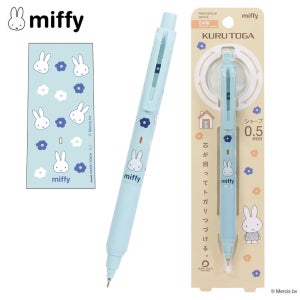 miffy 쿠루토가 KS 샤프 0.5 미피 플라워 아이스블루