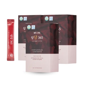 엔에프케어 당당365 혈당 관리 국산 꾸지뽕 돼지감자 바나바잎 여주 액상 90포, 3개