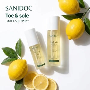 [도착보장] 새니닥 토앤솔 풋케어 스프레이 발냄새 발각질제거제 풋샴푸 발크림 미스트 티트리레몬그라스, 100ml, 6개