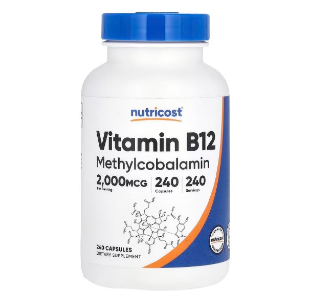 뉴트리코스트 비타민B12 메틸코발라민 2000mcg 240정 8개월분 비타민비12