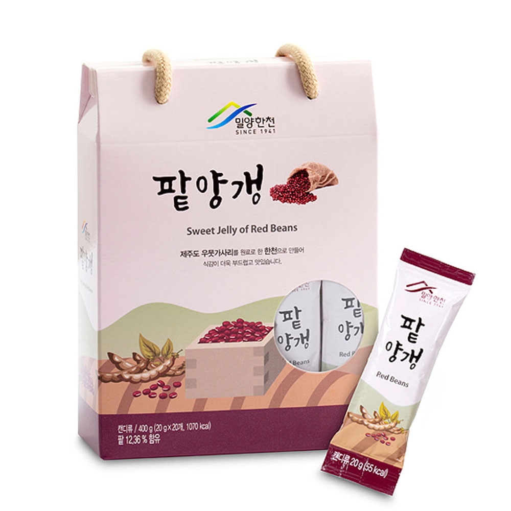 밀양한천 팥 양갱 영양갱