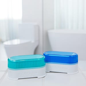 변기청소의 혁신 자동 변기 살균 세정제 에코플로우 세균 박멸 곰팡이 물때 제거 화학성분제로 친환경 제품