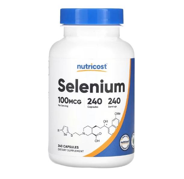 <b>뉴트리코스트 셀레늄</b> 셀렌 100mcg 240캡슐 8개월분 SELENIUM 셀레니움