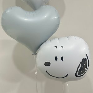 [헬륨 완제품/30일 체공] 스누피 풍선 생일 파티 이벤트 캐릭터 은박 풍선 경기 광주