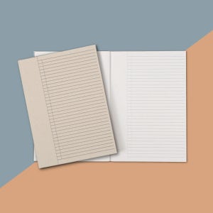 글쓰기 노트 필기 일기 휴대용 A5 공책 트임노트 필사 설교 강의 공부 작가님