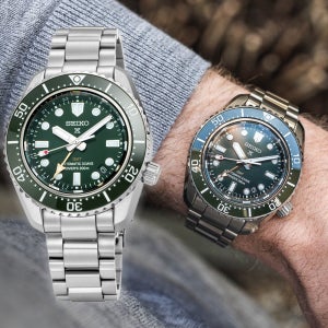 세이코 시계 PROSPEX 다이버 GMT SPB381J1 그린 오타니 백화점AS,보증서