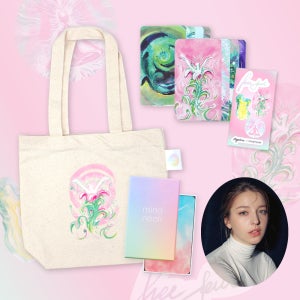 [마인드눅X안젤리나] 사계절 마음챙김 질문 카드 (스페셜 에디션 카드 8종, 에코백 증정) 아티스트 콜라보