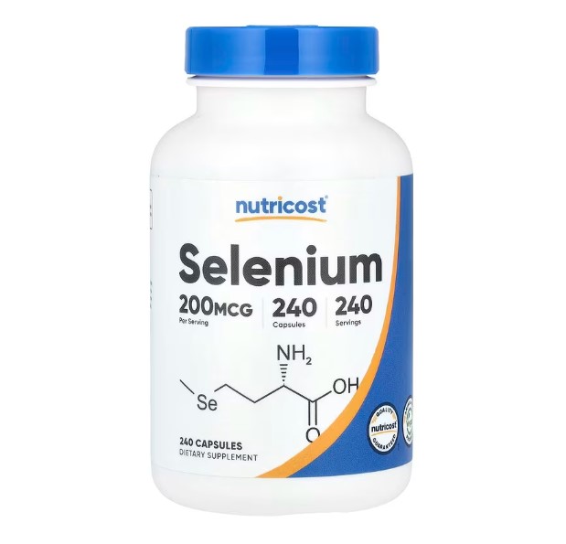 <b>뉴트리코스트 셀레늄</b> 셀렌 200mcg 240캡슐 8개월분 SELENIUM 셀레니움