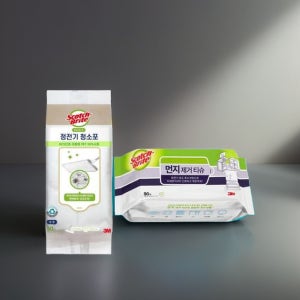 3m 점착식 청소포 뽑아쓰는 정전기 먼지 청소 포 50매+90매