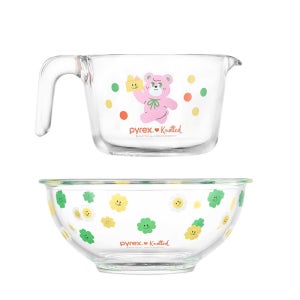 파이렉스 노티드 계량컵 1000ml+믹싱볼 1400ml