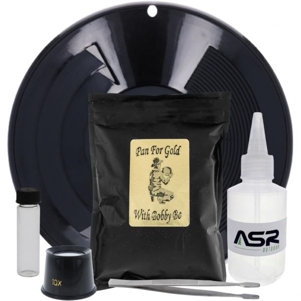 ASR Outdoor 금광 채굴 키트 1LB 초보자 도구 5PCKIDSGKBBLK