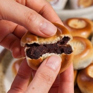 경주빵 찰보리빵 팥빵 빵택배 겨울간식 대 20개입