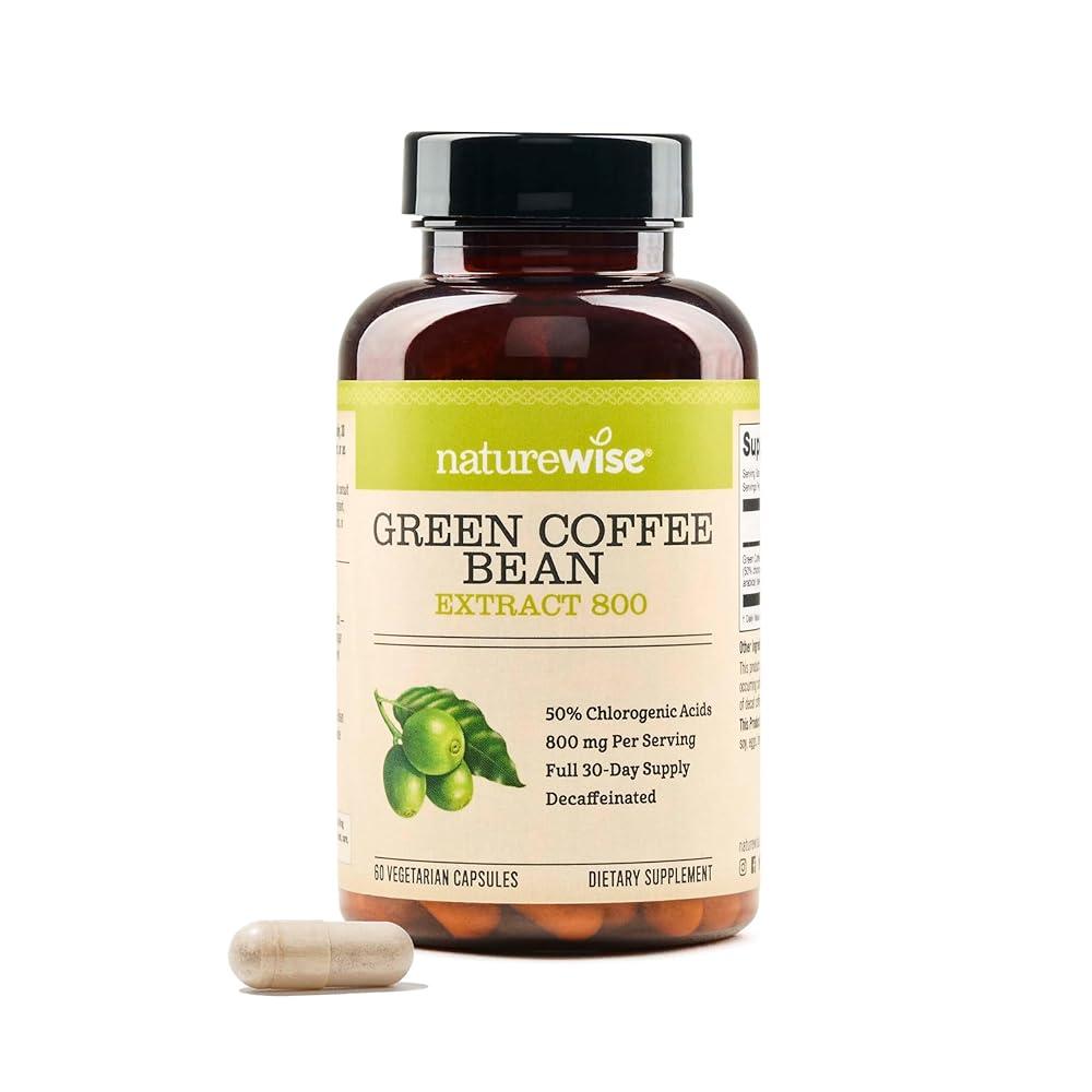 <b>네이처와이즈</b> 그린 커피 빈 800mg 60 캡슐